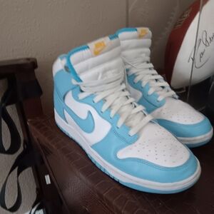 Nike dunk high retro, blue chills, 10.5